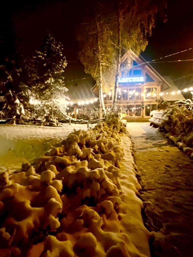 Zajazd Bialczanski Dom Wypoczynkowy Restauracja ビャウカ エクステリア 写真